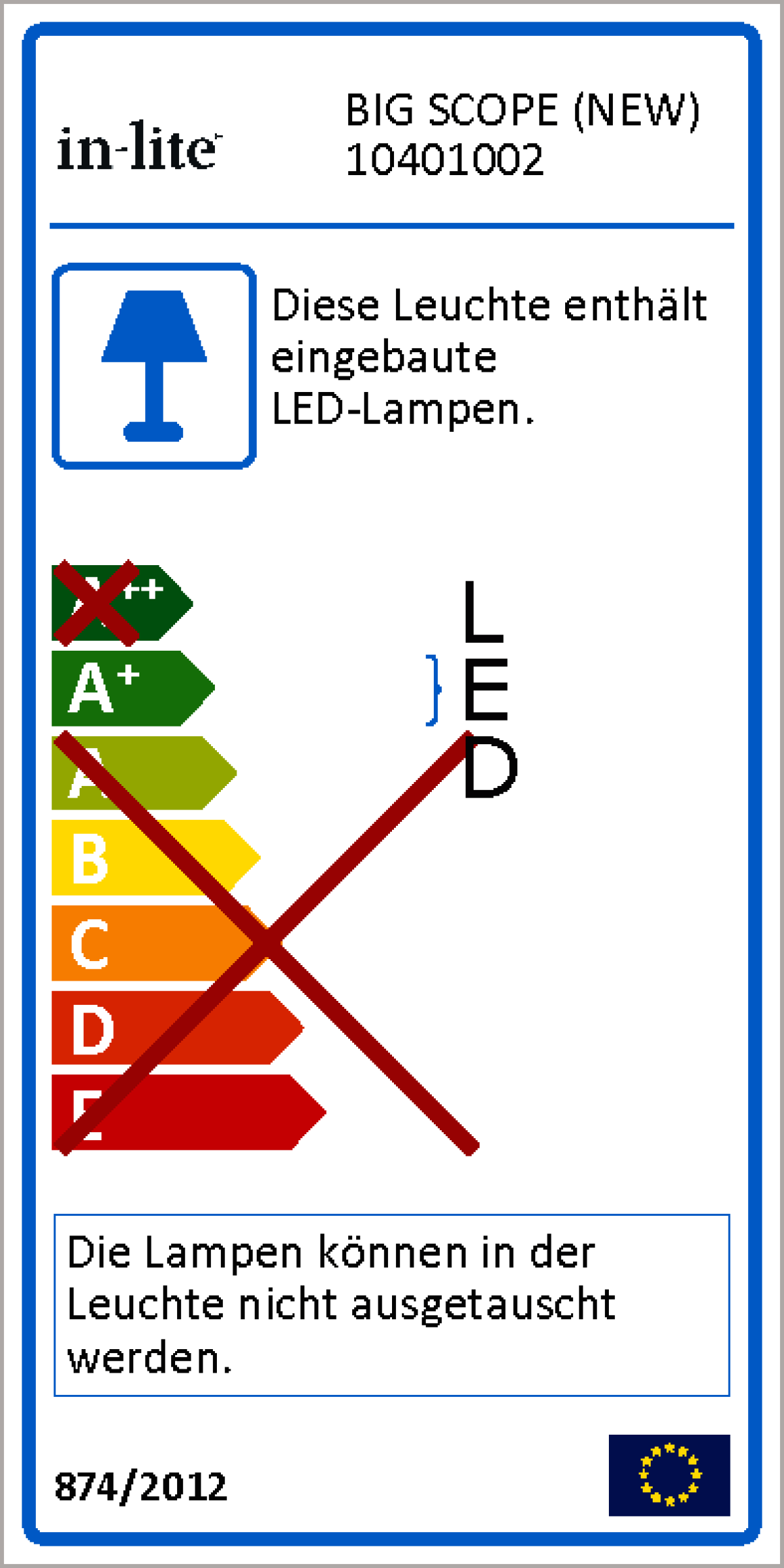 in-lite oświetlenie zewnętrzne LED Big scope (aktualizacja) 12V 5W