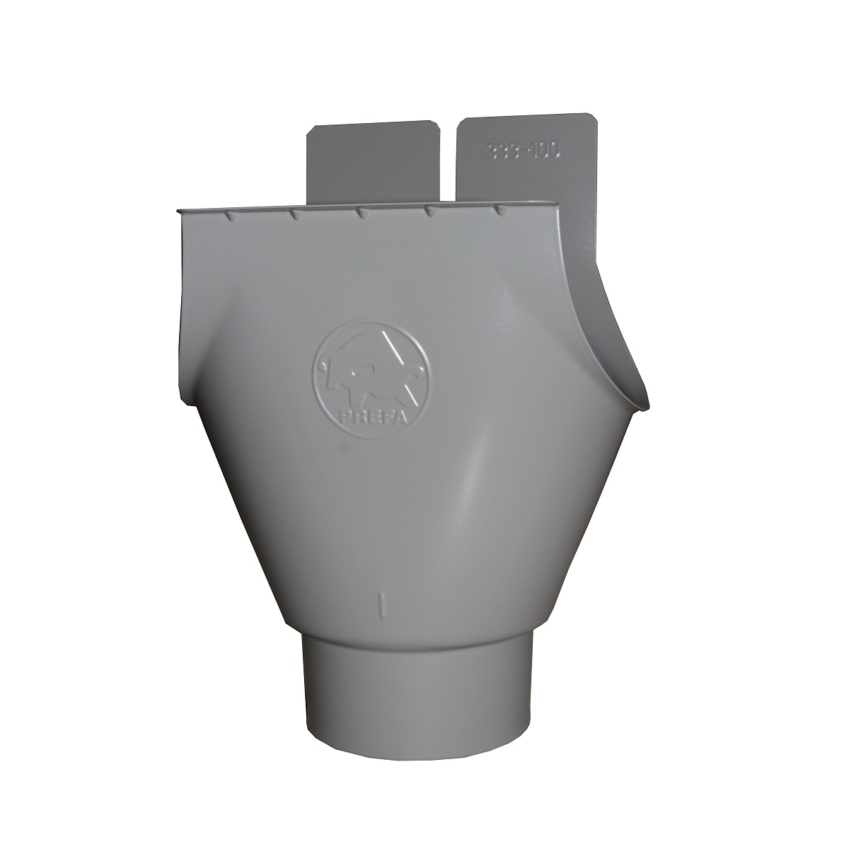 PREFA gutter tank 25/80 P.10 light grey
