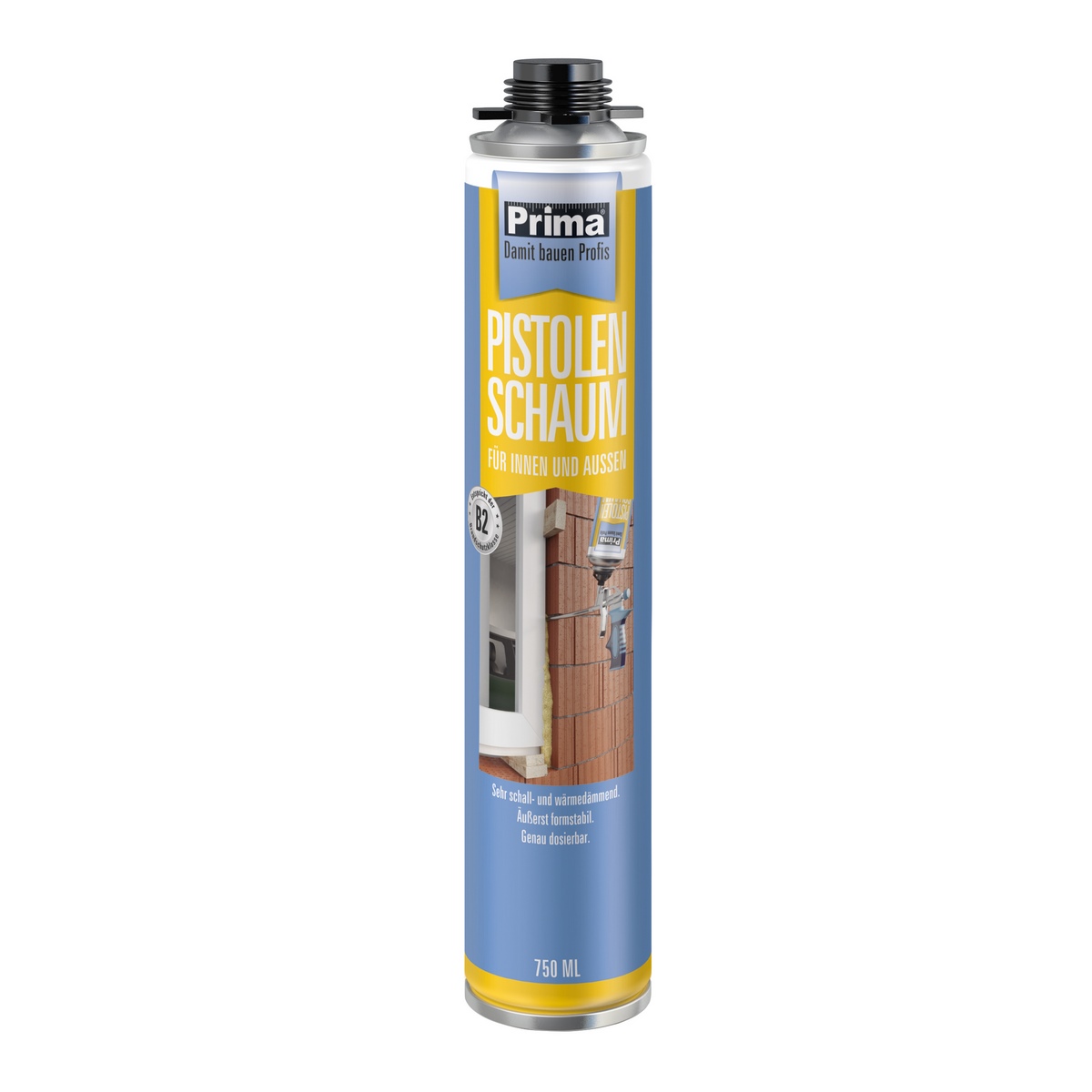 Prima gun foam B2 champagne 750ml