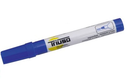 Triuso permanent marker 1 piece blue
