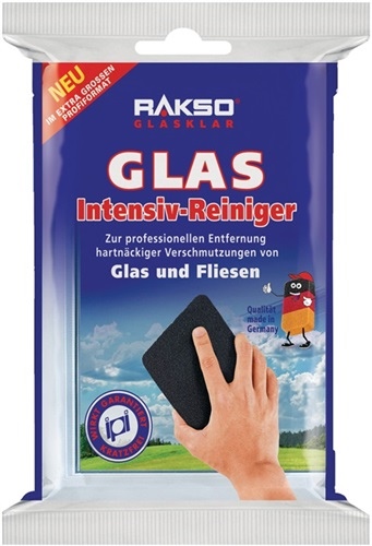 Gąbka ze stali nierdzewnej GLASS do intensywnego czyszczenia delikatna RAKSO