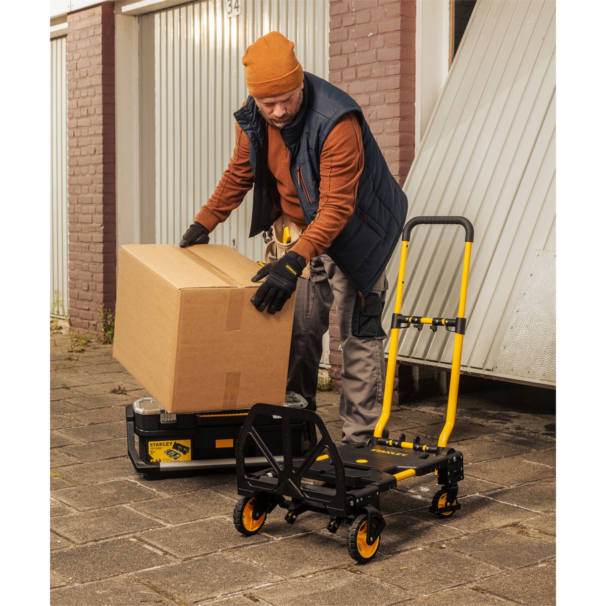 SBD klappbare Sackkarre 2in1 Stahl 70/137 kg - SXWTD-FT585