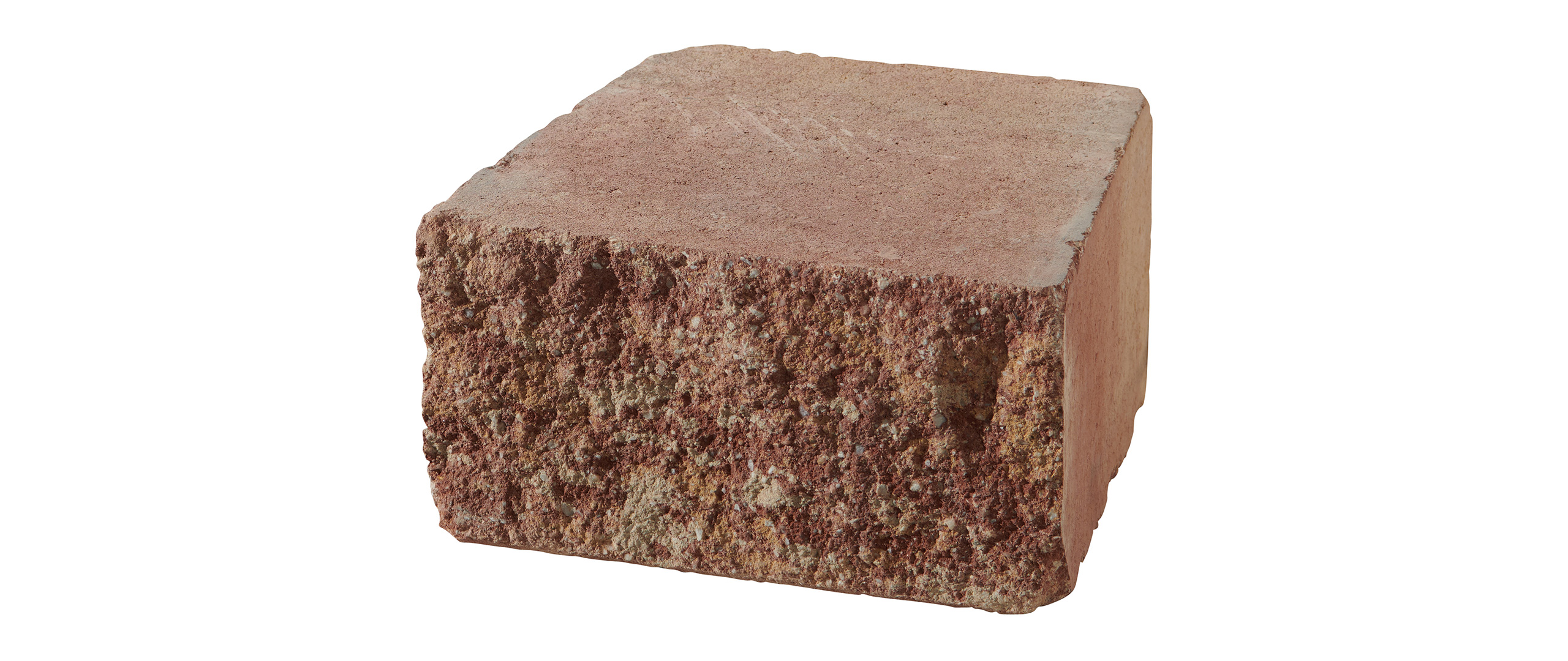 Radius stone Vermont 28.3x21.7x25x15cm nebraska gravel. burnt. aged