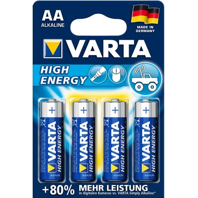 VARTA Batterie High Energy AA Alkaline 4er DE-Blister