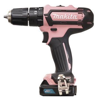 Makita Akku-Schlagbohrschrauber 12V 12V max / 2Ah 1 Akku + Ladegerät Pink