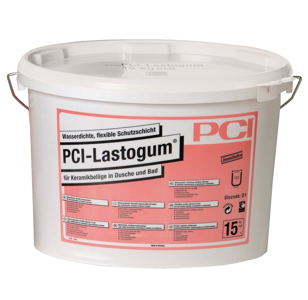PCI Lastogum weiß 8kg Eimer Farbe:weiß