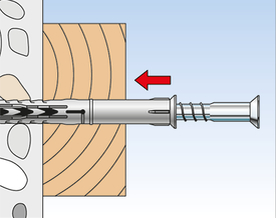 Fischer long-shaft dowel SXR 10x160 T PU=50