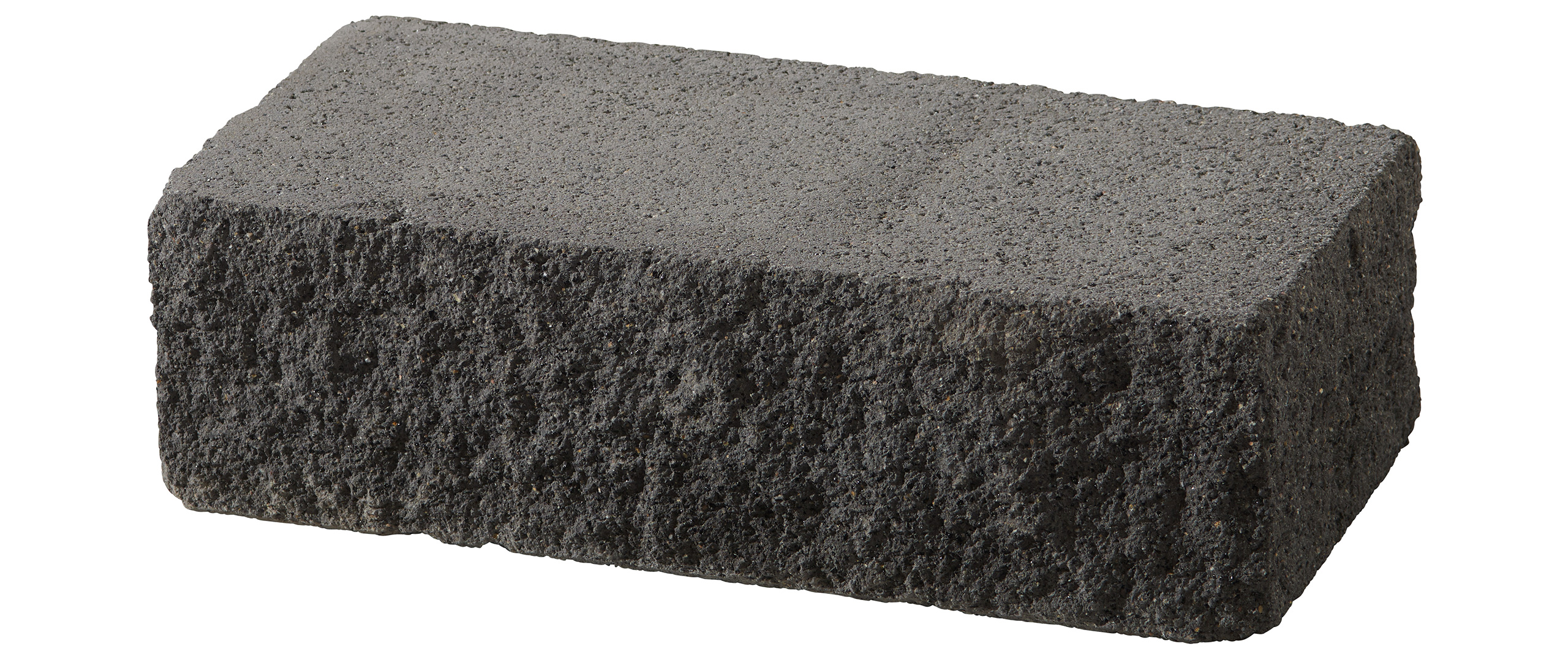 End element Vermont cover. 50x25x15cm basan anthracite. burnt. aged. str.