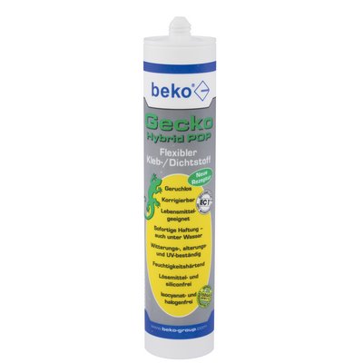 Beko Gecko Hybrid POP adhesive/sealant 310ml white