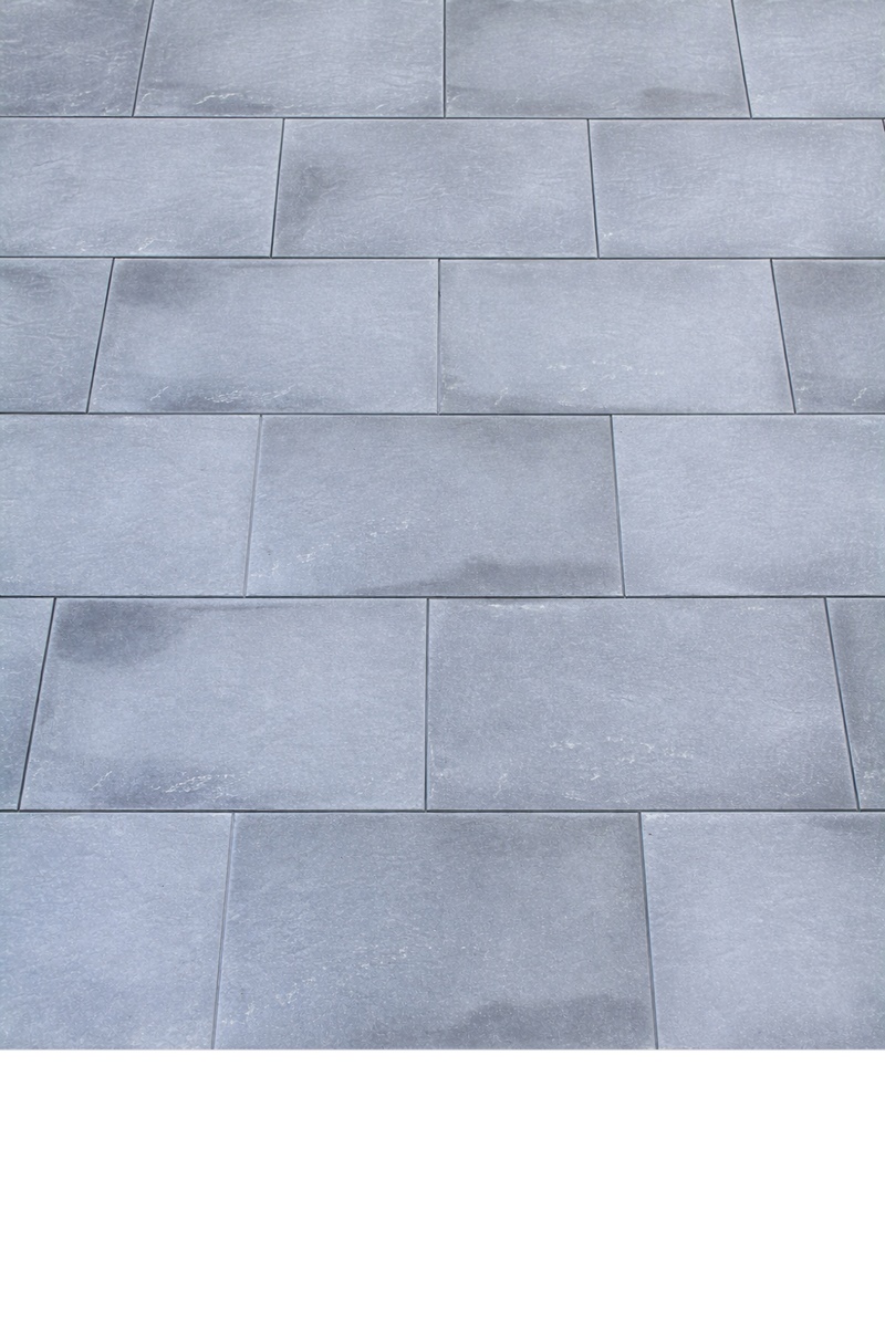 Kraftlight Platte grau-hell silco 60x40x4cm mit Mikrofase gebürstet