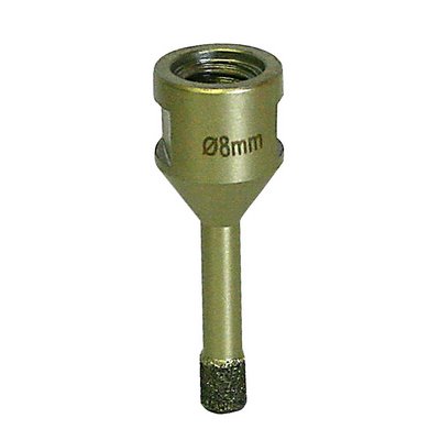 Diewe gold tile drill bit DM 8 M14 holder