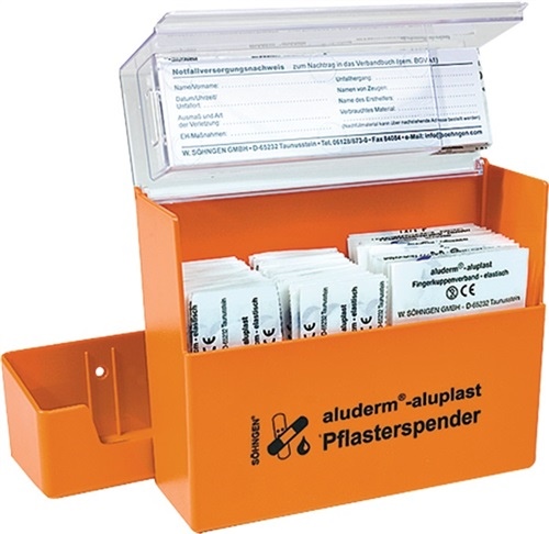 Plaster dispenser aluderm®-aluplast SÖHNGEN 160x122x57mm
