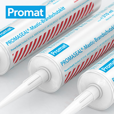 PROMASEAL-Mastic fire protection mastic in 310ml cartridge