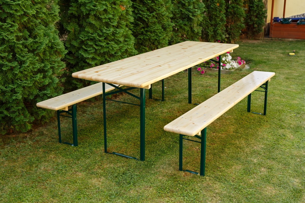 FZM marquee set 70cm Table BZG Standard 220x70x74cm