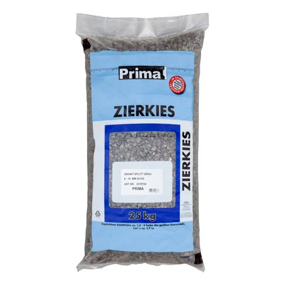Zrębki granitowe Prima 25kg 8-16mm szare