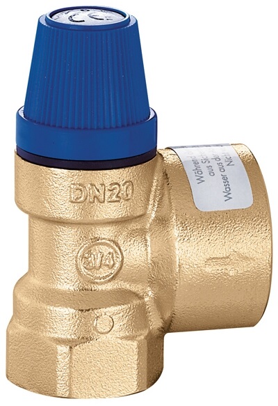 Caleffi diaphragm safety valve 10bar 1/2x3/4 531410