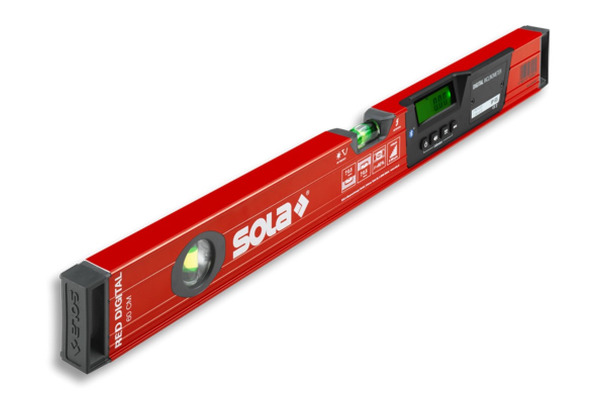 Sola RED 60 - cyfrowa, elektroniczna, pochylana poziomica