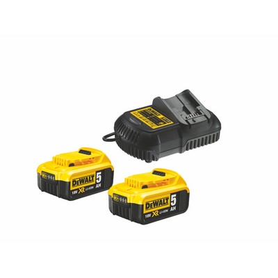 SBD starter kit w. DCB115 2x18.0V/5.0Ah 2 pieces - DCB115P2-QW