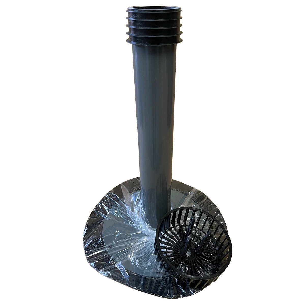 Fleck flat roof renovation drain DN 90 flange bitumen w. gravel trap - 45100411