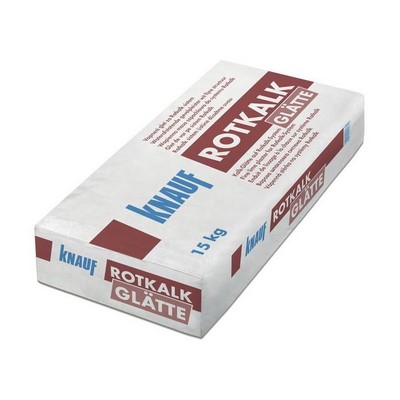 Knauf Red Lime Smoothing Agent 0.1mm 15kg Lime Smoothing Agent for Red Lime Basic and Fine
