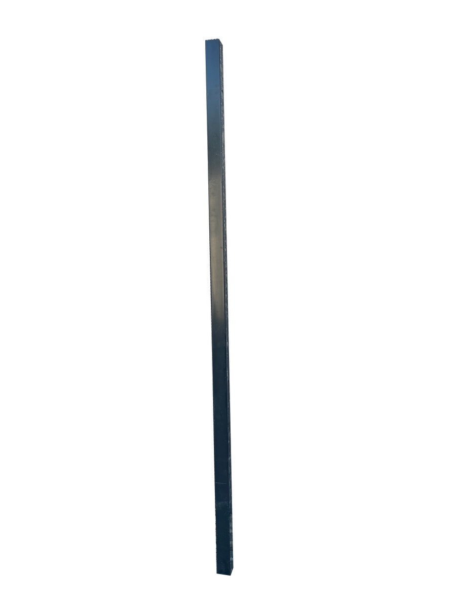 Pfosten für Frontgitterzaun 60x60x2250mm zum Einbetonieren anthrazit