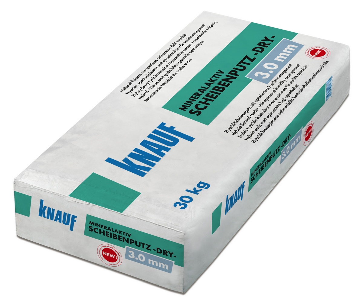 Knauf MineralAktiv SP Dry 3mm biały 30kg Hybrydowy tynk talerzowy Dry