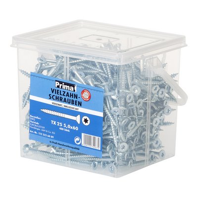 Łyżka wielozębna vz Prima z bitem TX 25 5,0x60mm - 400 sztuk