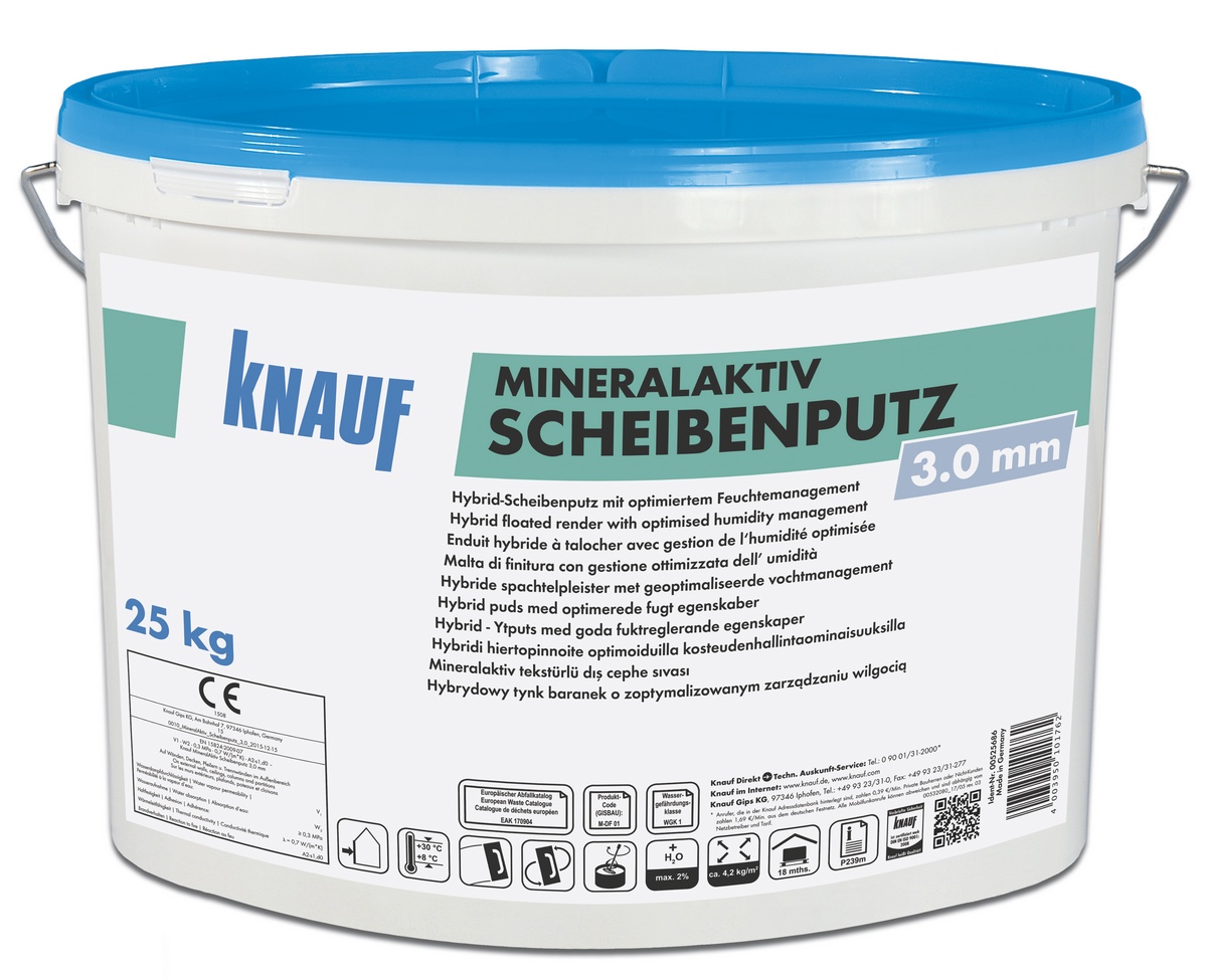Knauf MineralAktiv SP 3mm biały 25kg Tynk hybrydowy talerzowy