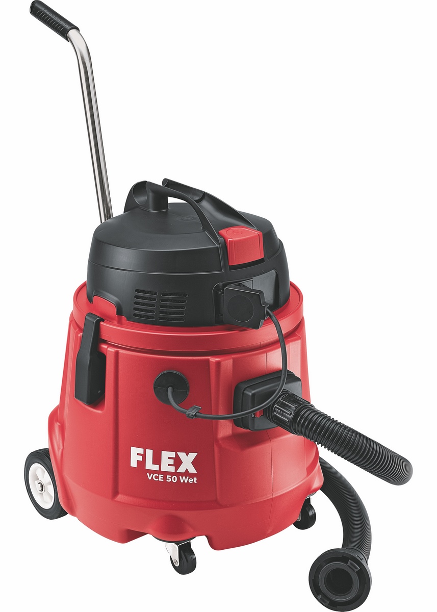 FLEX VCE 50 WET Wet vacuum cleaner with integrated water pump 50 litres