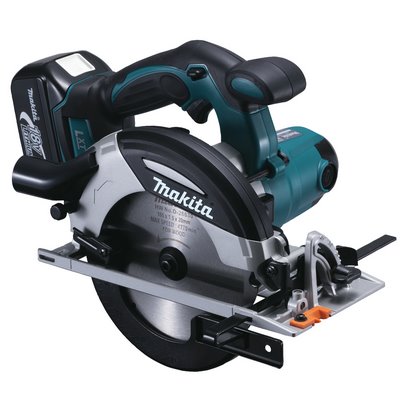 Makita cordless circular saw 66mm 18V/5.0Ah battery w. charger in MAKPAC