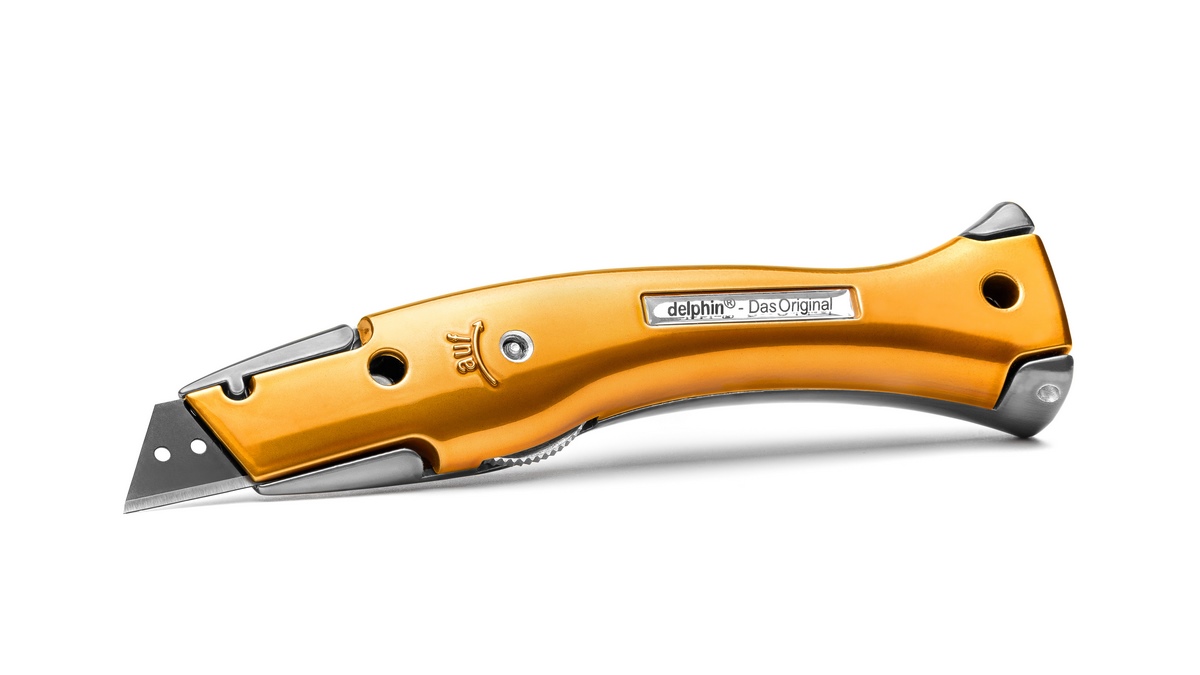 Delphin®-03 Style Edition Candy Schw-Ora universal knife incl. plastic quiver