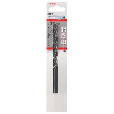 Bosch metal drill HSS-R DIN338 10x87x133mm