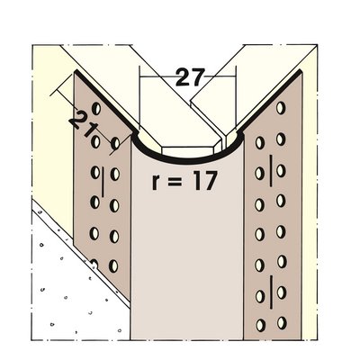 Maisch Kantenprofil Trockenbau 3.05m 03776 305,0