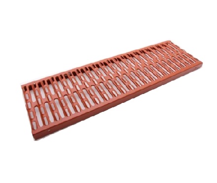 LEH PB safety grating 250x2000 brick red