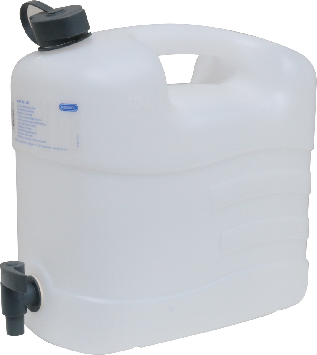 Triuso water canister with drain tap 35 litres white 415x248x537mm