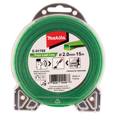 Makita Mähfaden "Four-Leaf" E-01769 2.0mm x 15m grün