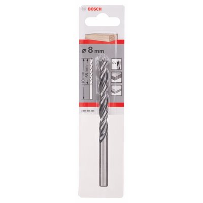 Bosch wood twist drill standard 8x75x117mm