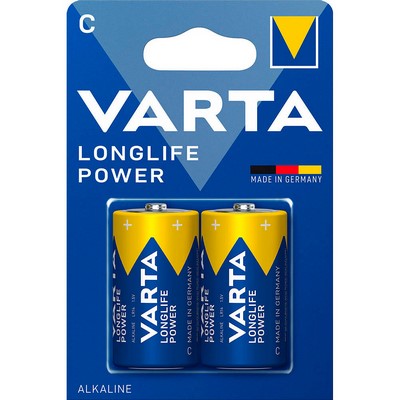 VARTA Batterie Longlife Power C Alkali 2er Blister