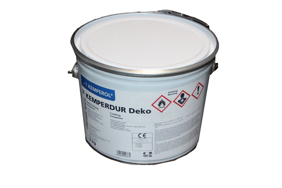 KEMPERDUR® Deko przezroczysty pojemnik 5 kg