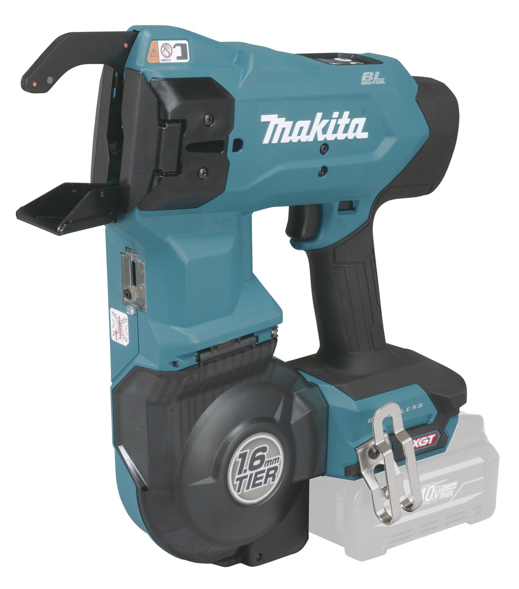 Makita cordless rebar connector 40 V incl. 2 batteries & handle - TR001GM202