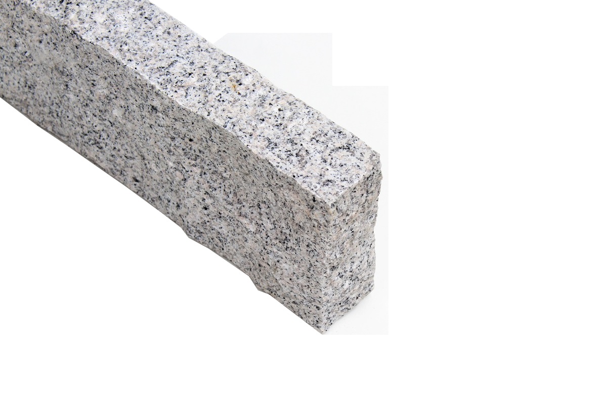 Krawężnik granitowy China Grey 8x30x100 Grey OF zaostrzony ze wszystkich stron