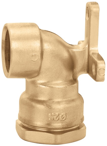 Kolanko ścienne Caleffi 869525 25x3/4IG