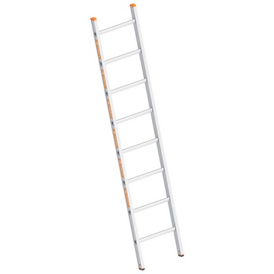 Layher TOPIC 1054 Single rung ladder 8 rungs length 2.30m - 1054.008
