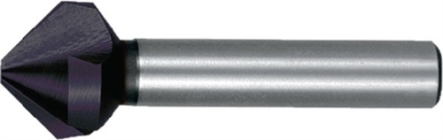 Kegelsenker DIN 335C 90Grad D.8.3mm HSS TiAlN Z.3 Schaft-D.6mm RUKO