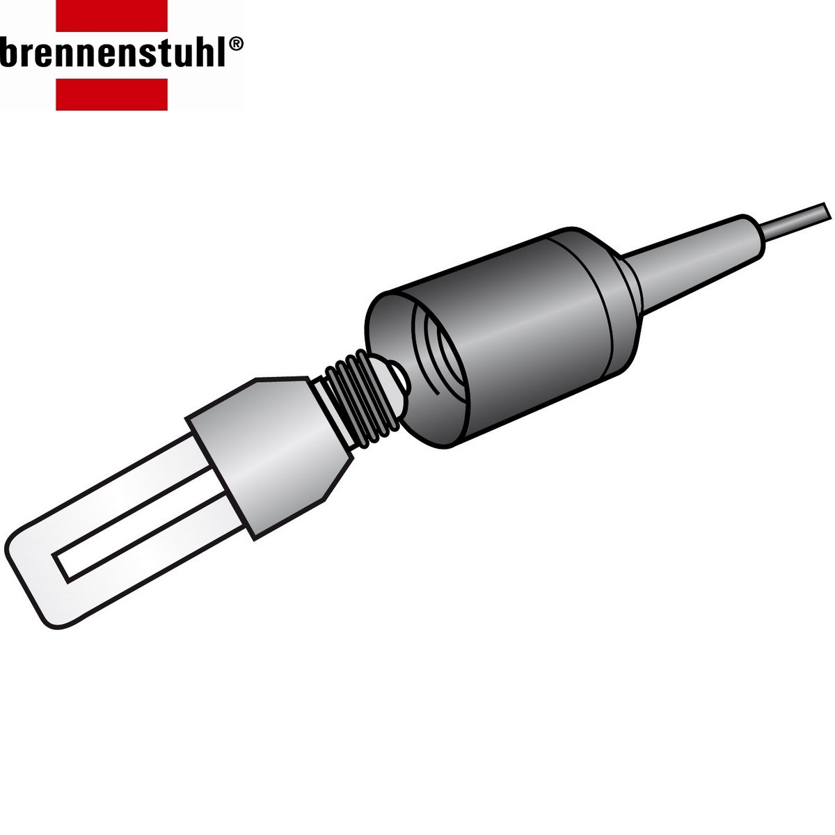 BS Renovation socket E 27 Site socket w. cable and clamp