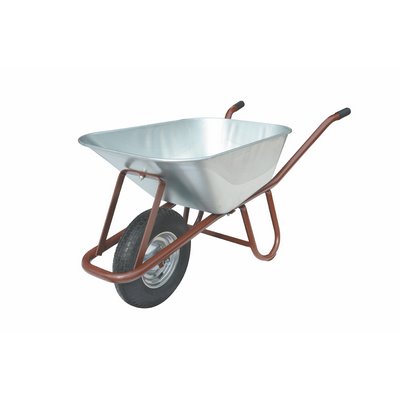 taczka głęboka müba tilt b. 90l vz. w. opony pneumatyczne 400x100mm i łożysko kulkowe