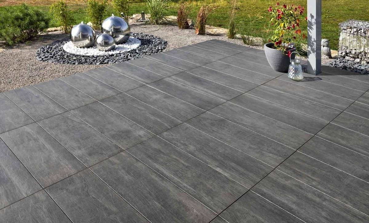 Puszka Yamino® BETONPLUS strukturalna ciemnoszara-motylowana 90x30x5cm