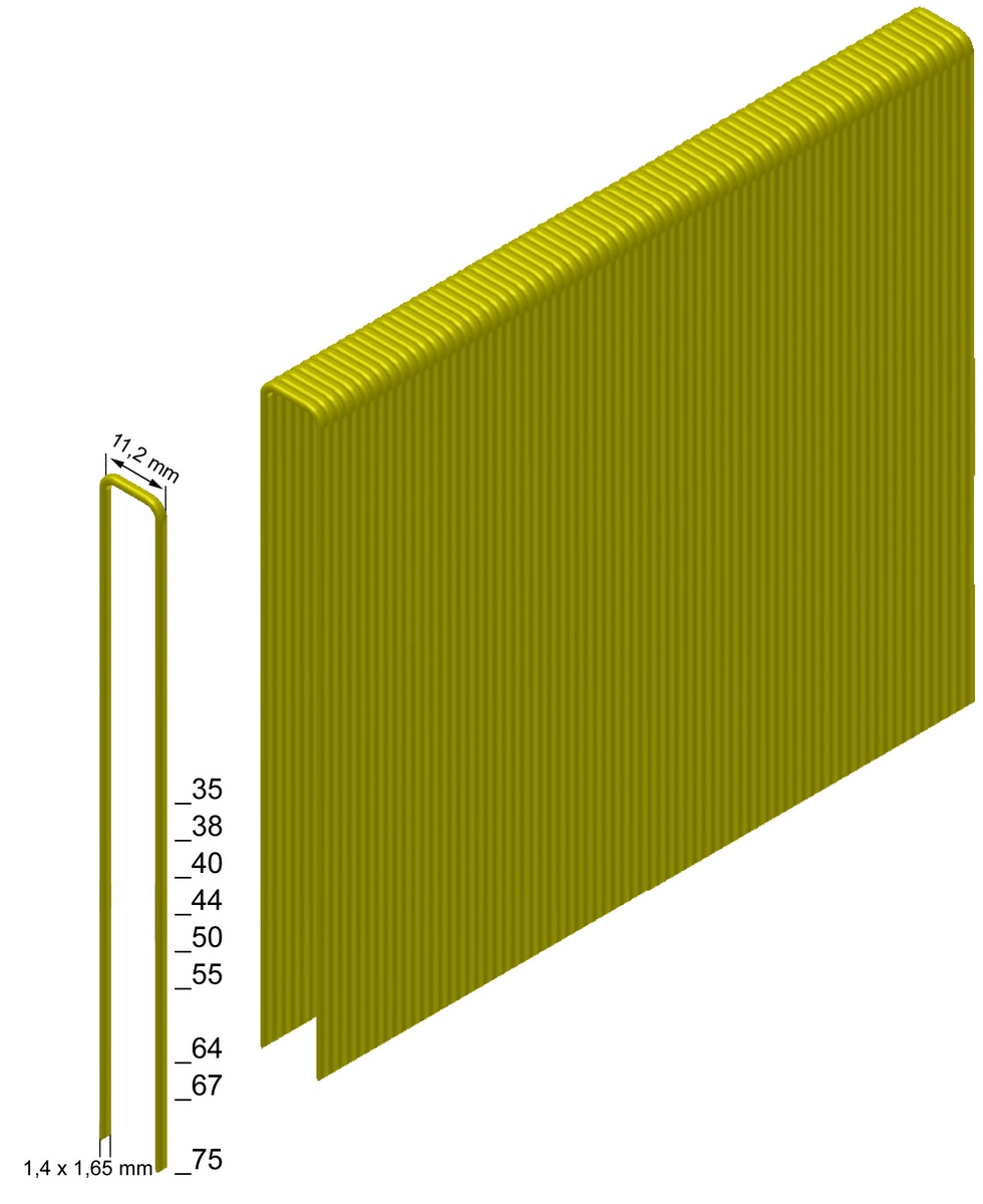 Prebena Heftklammern Z19CDNKHA 23800 Stück/Pack