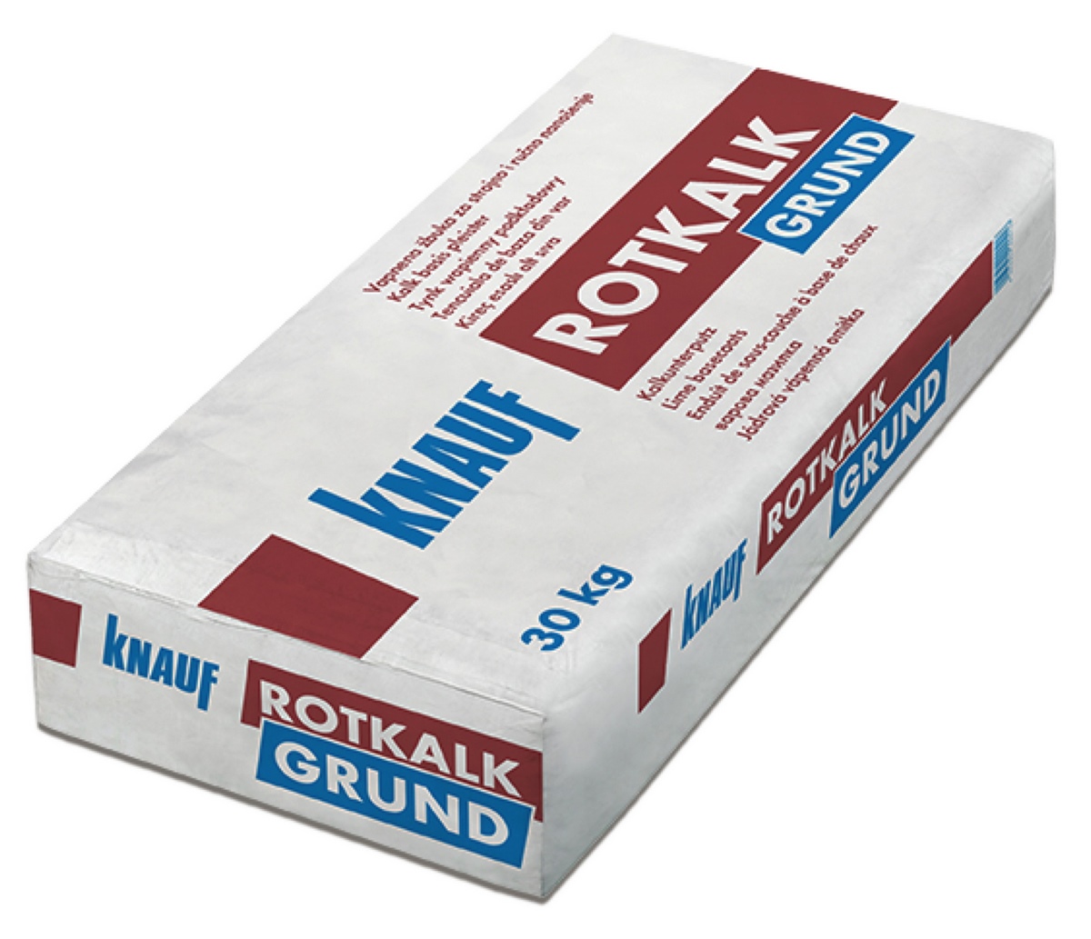 Knauf Rotkalk Grund 1.2mm 30kg lime plaster for interior/exterior use