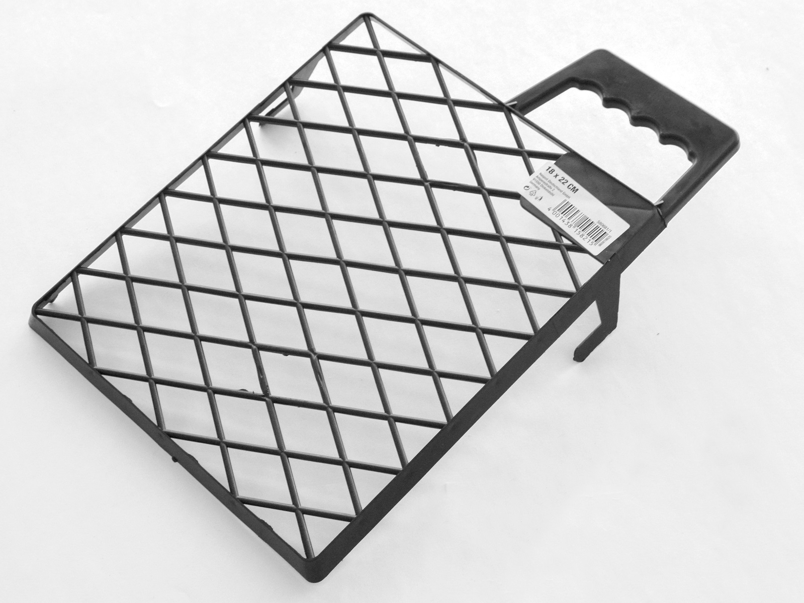 Scraper grid art. black 18x21cm for rollers up to 16 cm